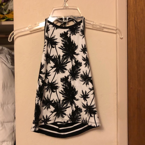 PacSun Tops - Black and White Halter Top from Pacsun